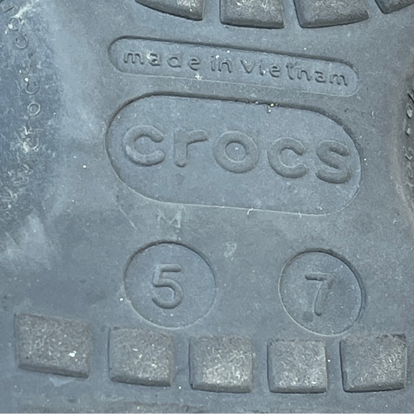 Crocs classic bubble block women 7 clog shoes - Picture 6 of 6